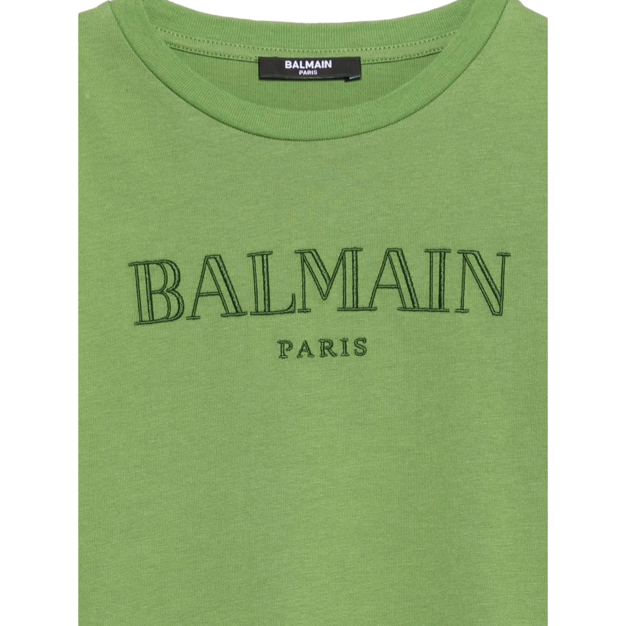 Balmain T-shirts and Polos Green