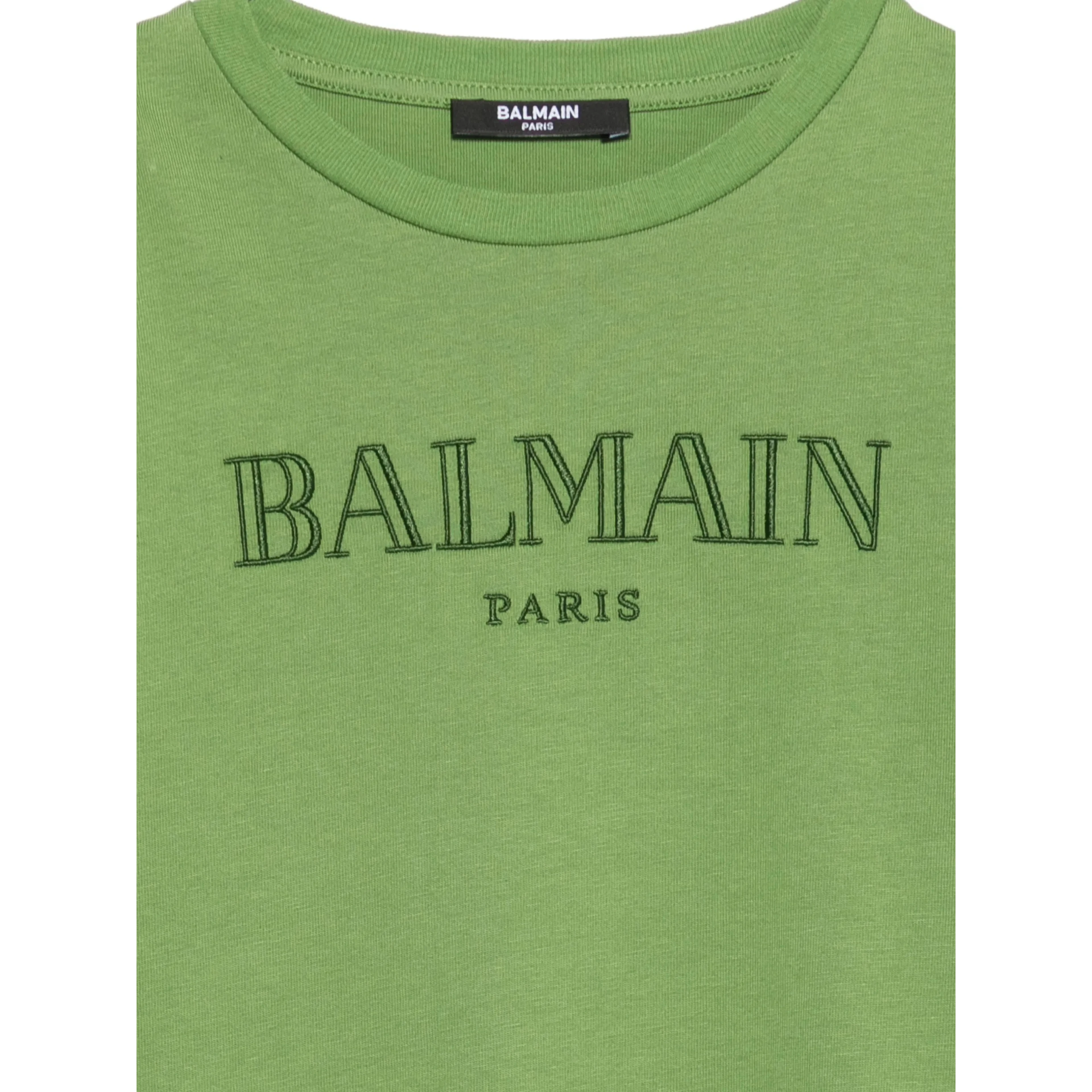 Balmain T-shirts and Polos Green