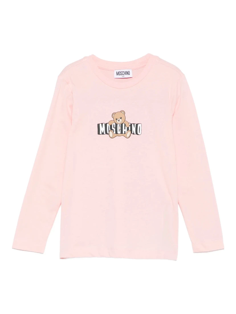 MOSCHINO KIDS T-shirts and Polos Pink