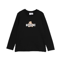 MOSCHINO KIDS T-shirts and Polos Black