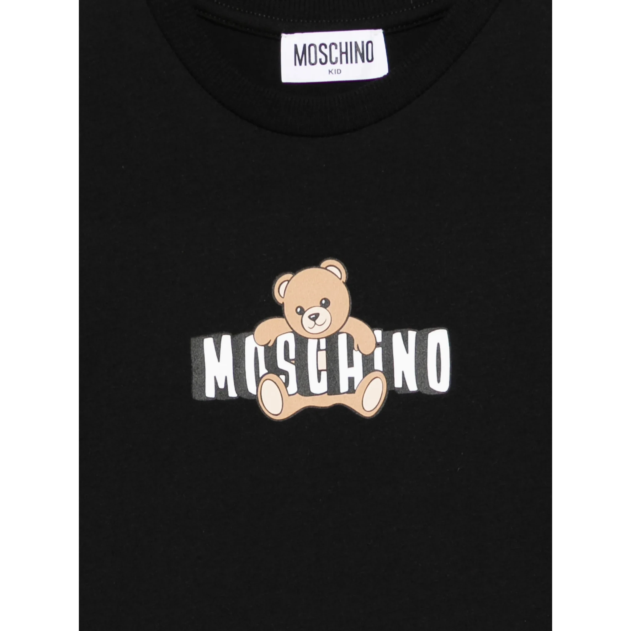 MOSCHINO KIDS T-shirts and Polos Black