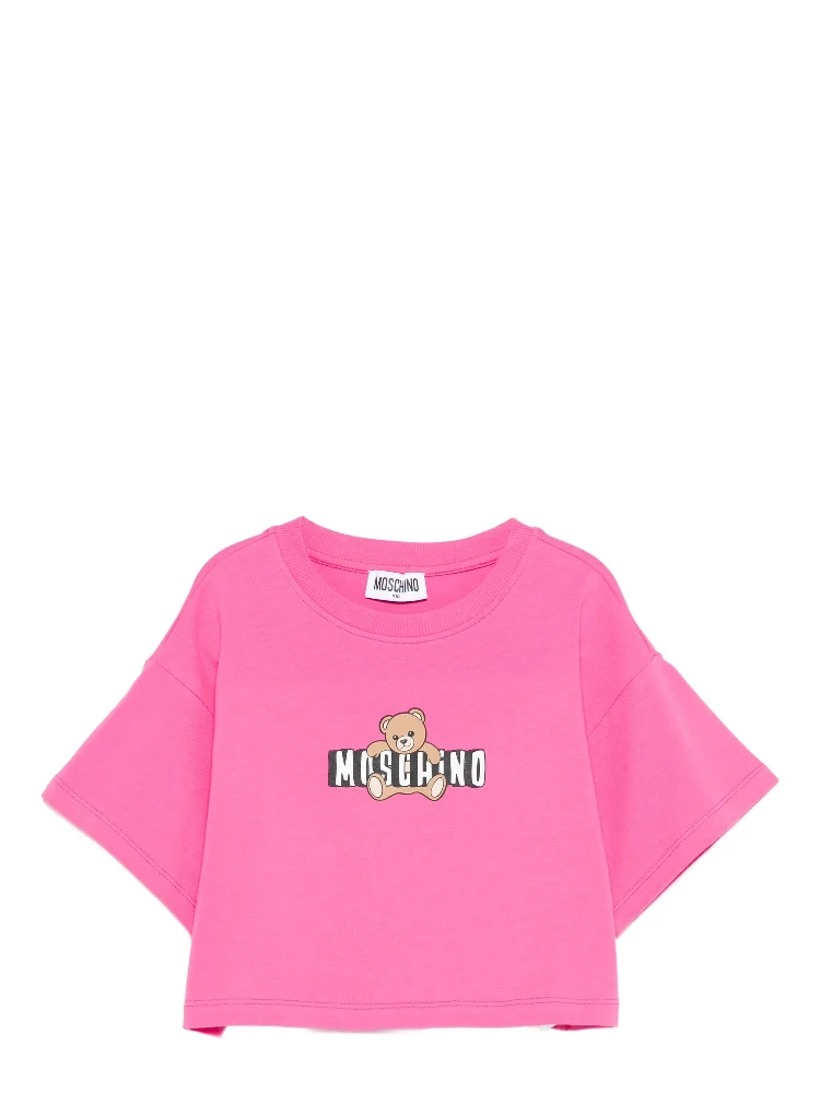 MOSCHINO KIDS T-shirts and Polos Fuchsia