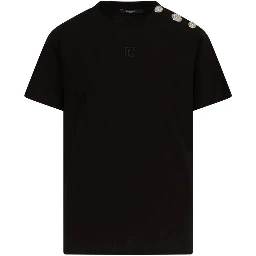 Balmain T-shirts and Polos Black