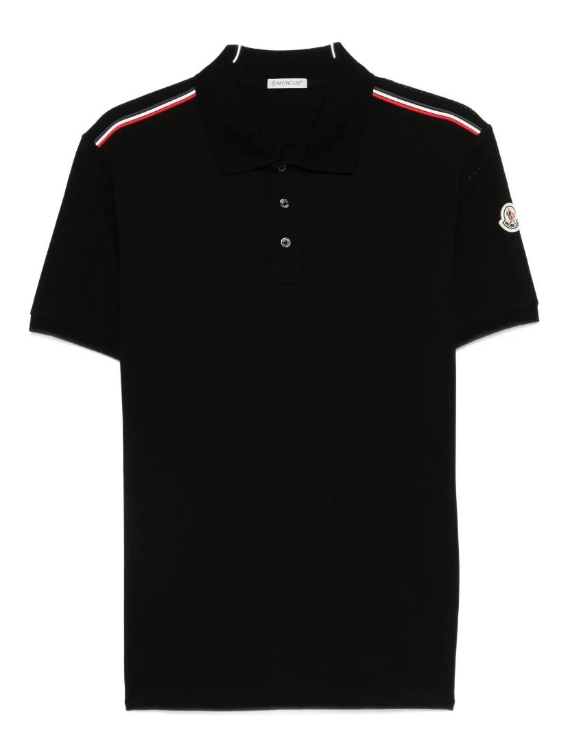 Moncler T-shirts and Polos Black