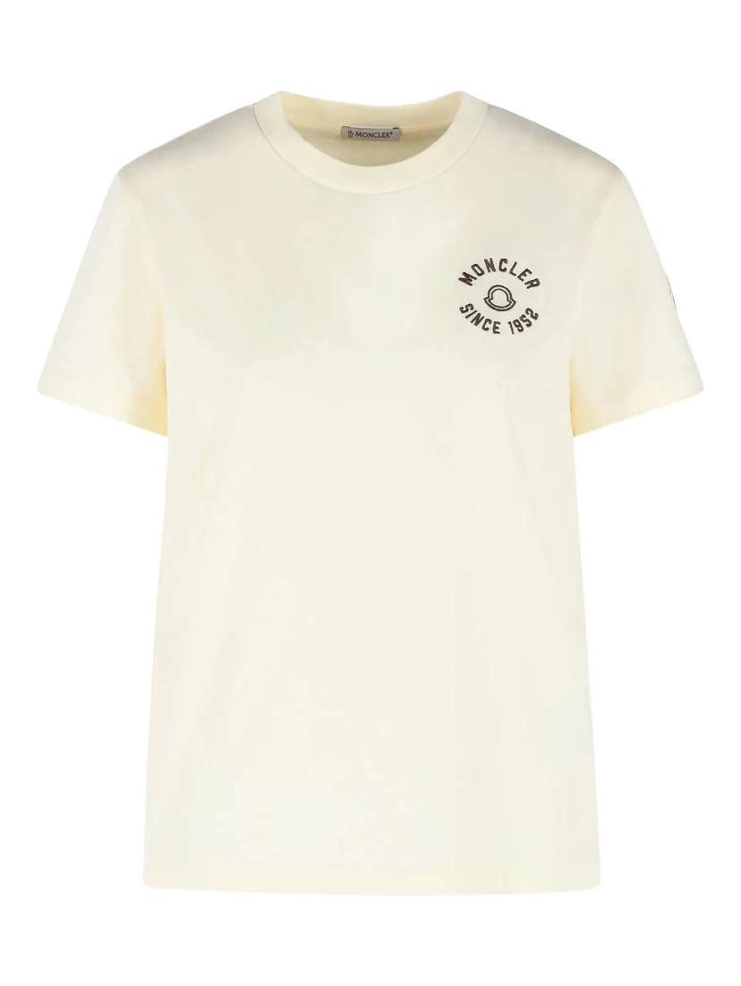 Moncler T-shirts and Polos White