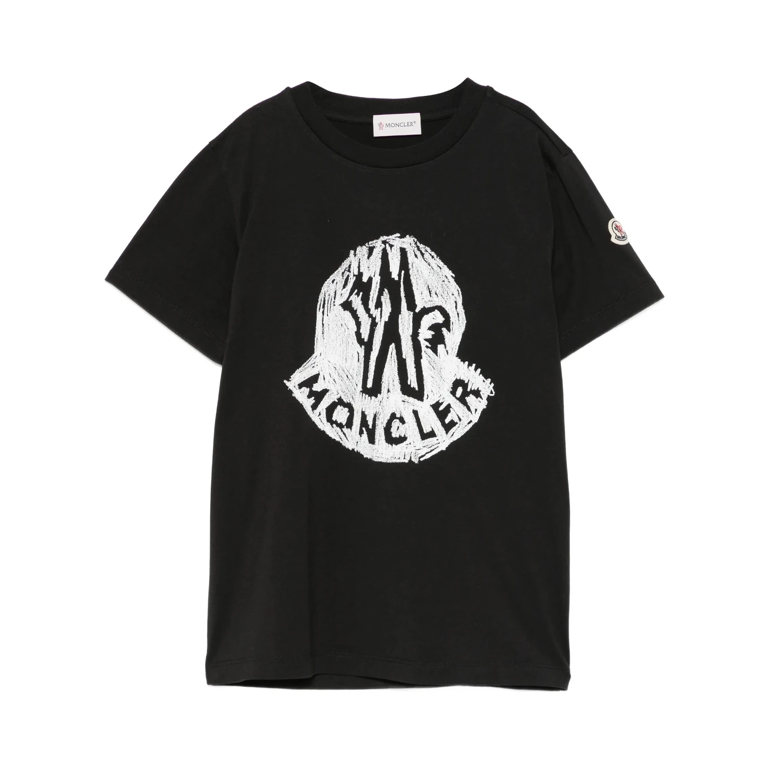 MONCLER KIDS T-shirts and Polos Black