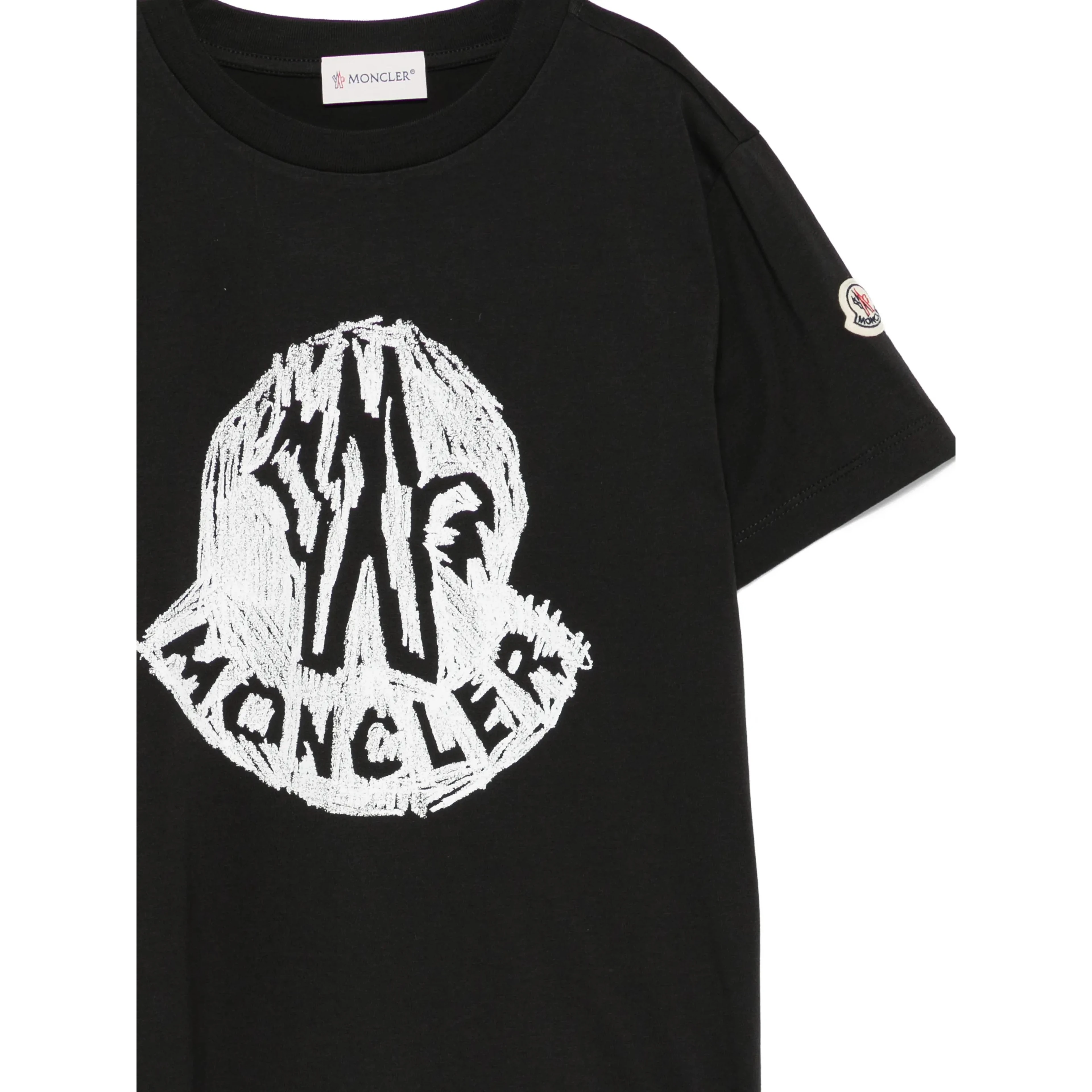 MONCLER KIDS T-shirts and Polos Black