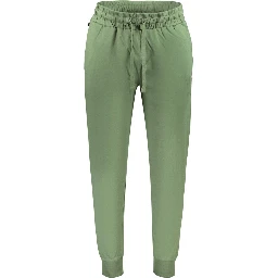 Green Cotton Athletic Pants