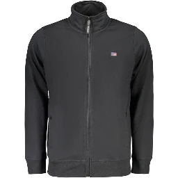 Black Cotton Sweatshirt