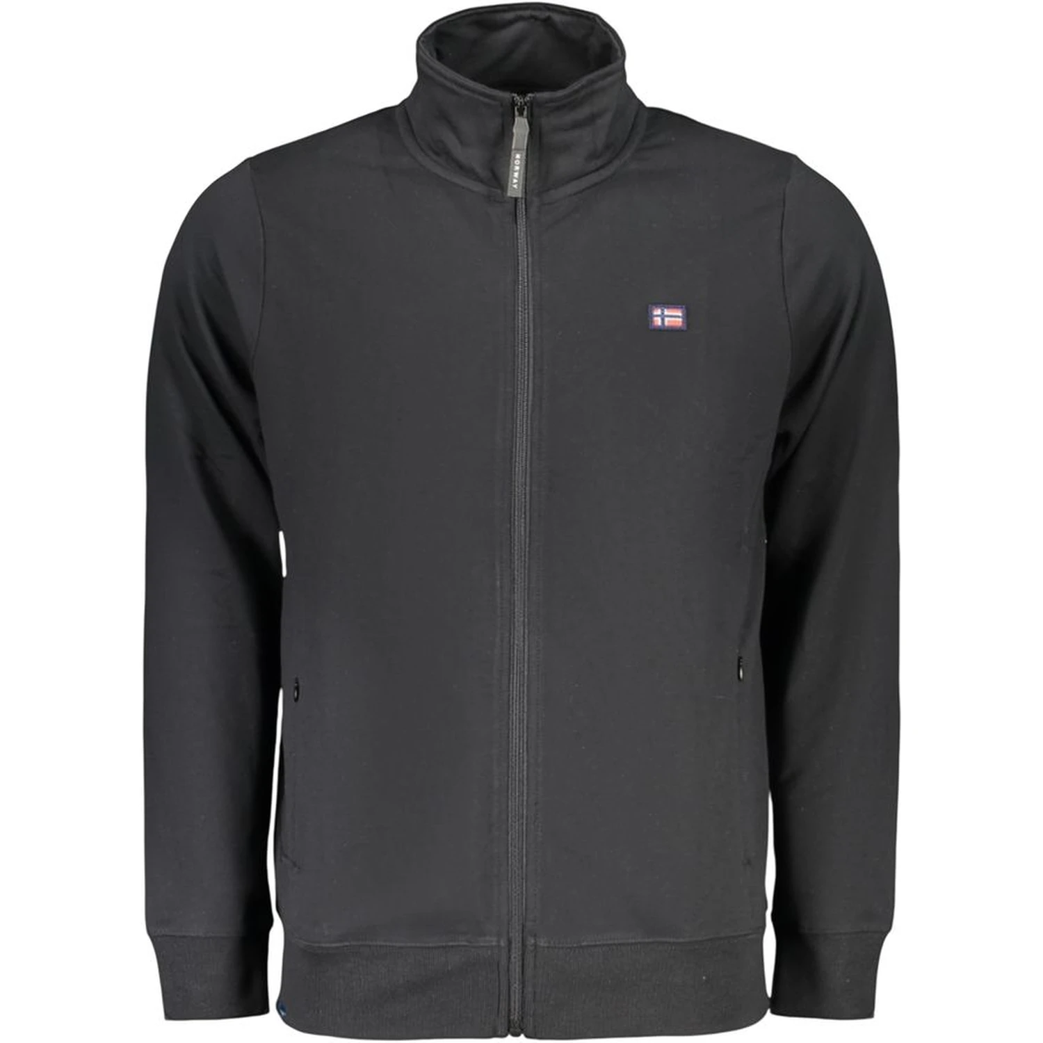 Black Cotton Sweatshirt