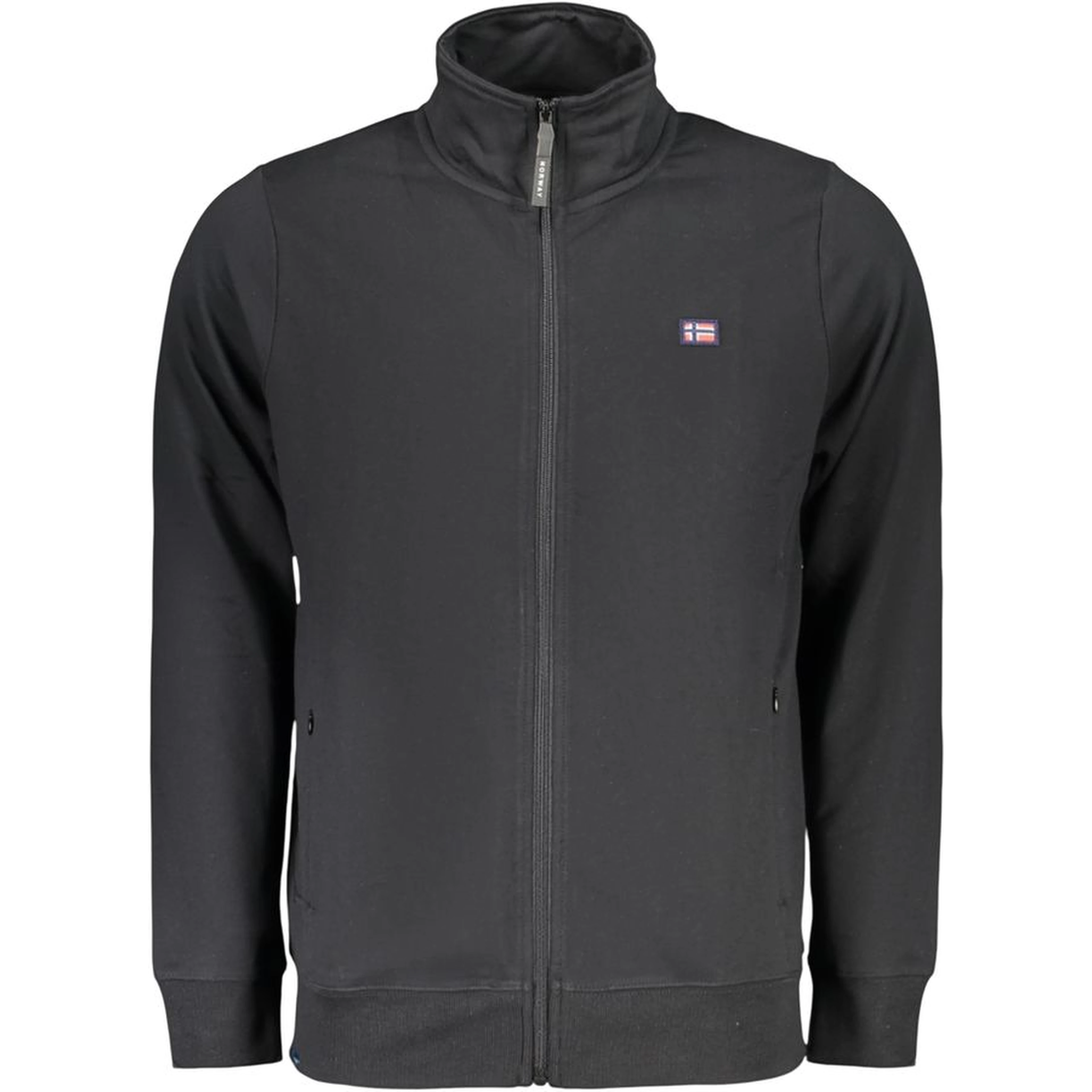 Black Cotton Sweatshirt