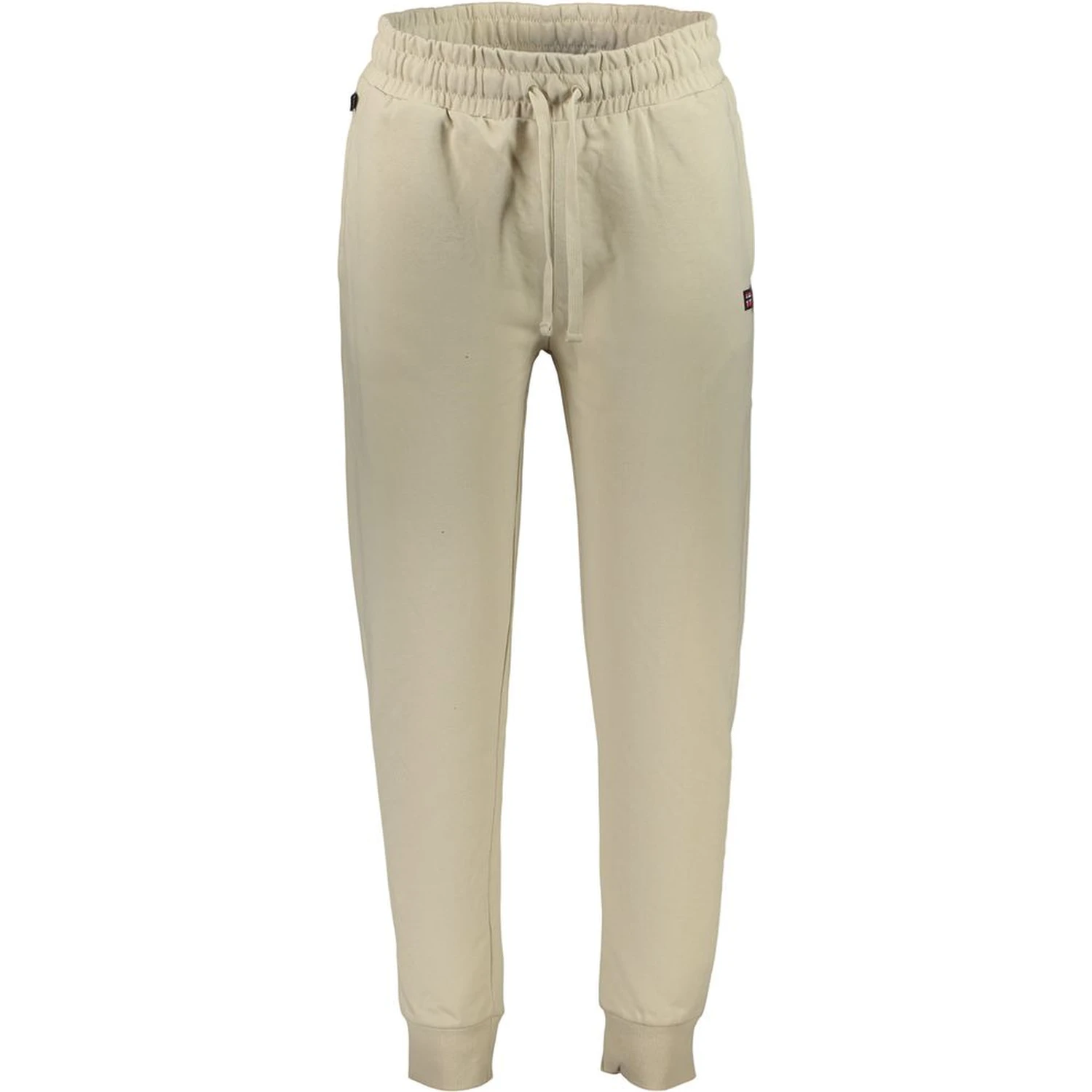 Beige Cotton Men's Sweatpants