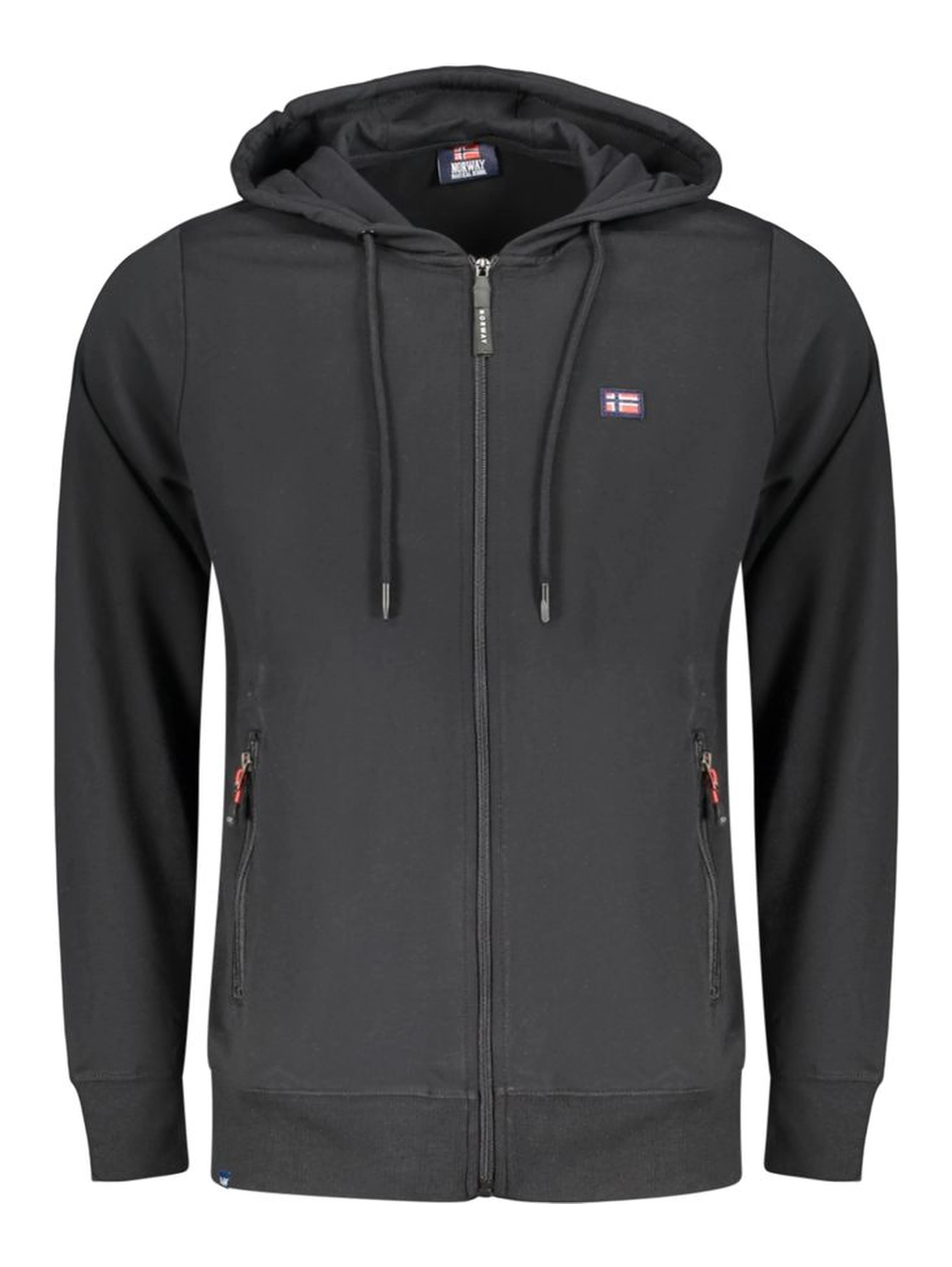 Black Cotton Sweatshirt