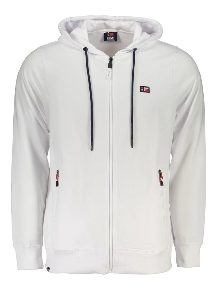 White Cotton Sweatshirt
