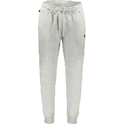 Gray Cotton Athletic Pants