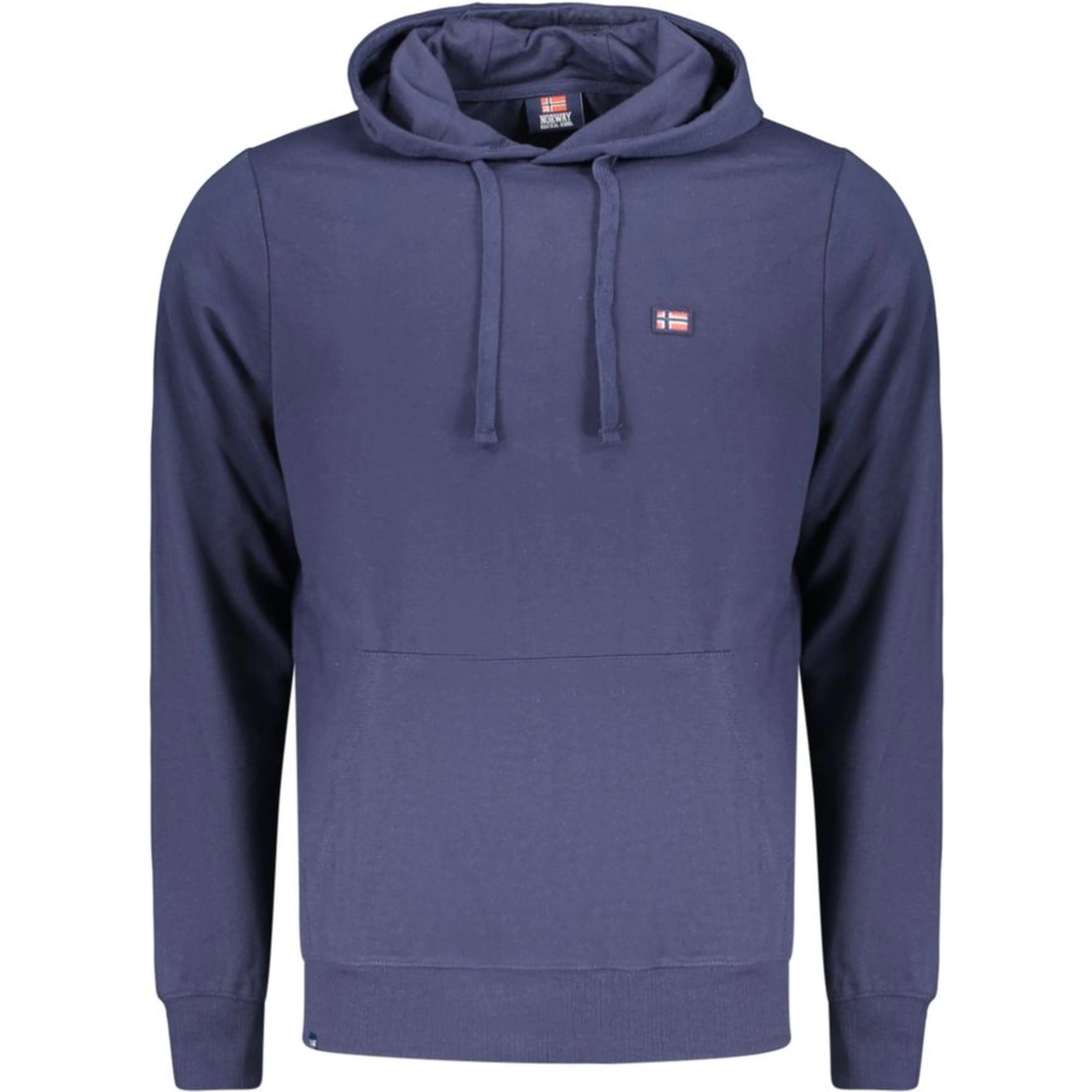Blue Cotton Men's Hoodie