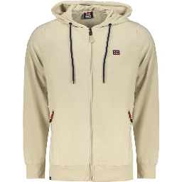 Beige Cotton Sweatshirt