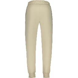 Beige Cotton Men's Sweatpants