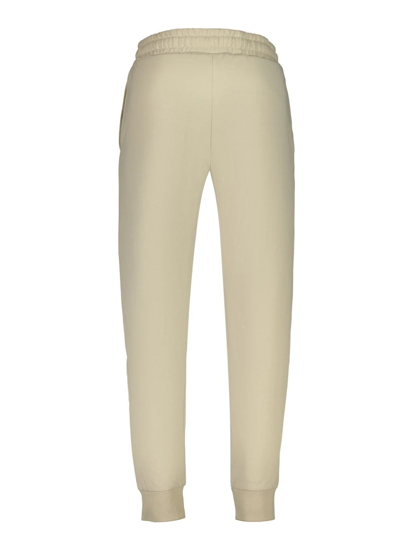 Beige Cotton Men's Sweatpants