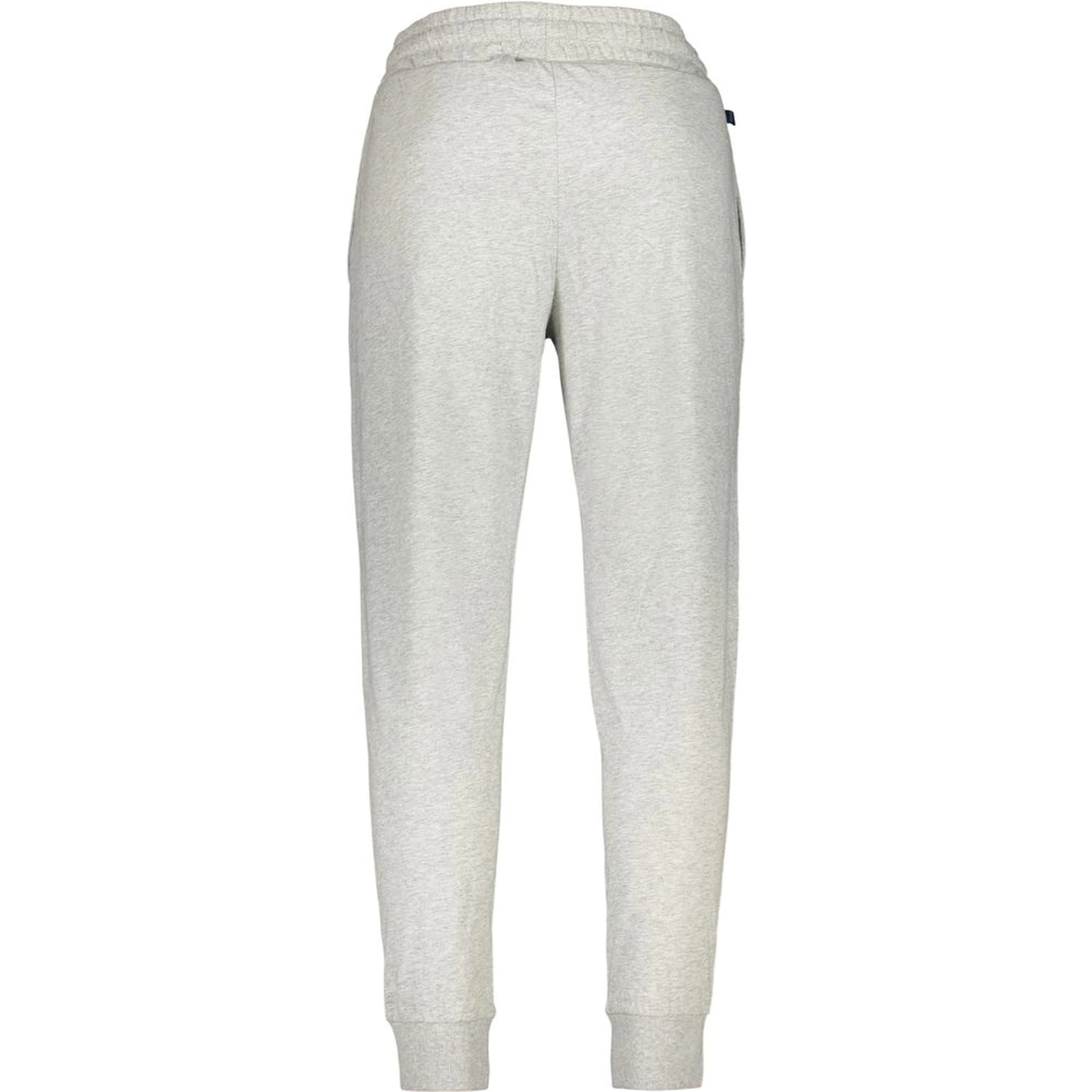 Gray Cotton Athletic Pants