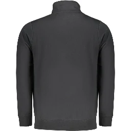 Black Cotton Sweatshirt