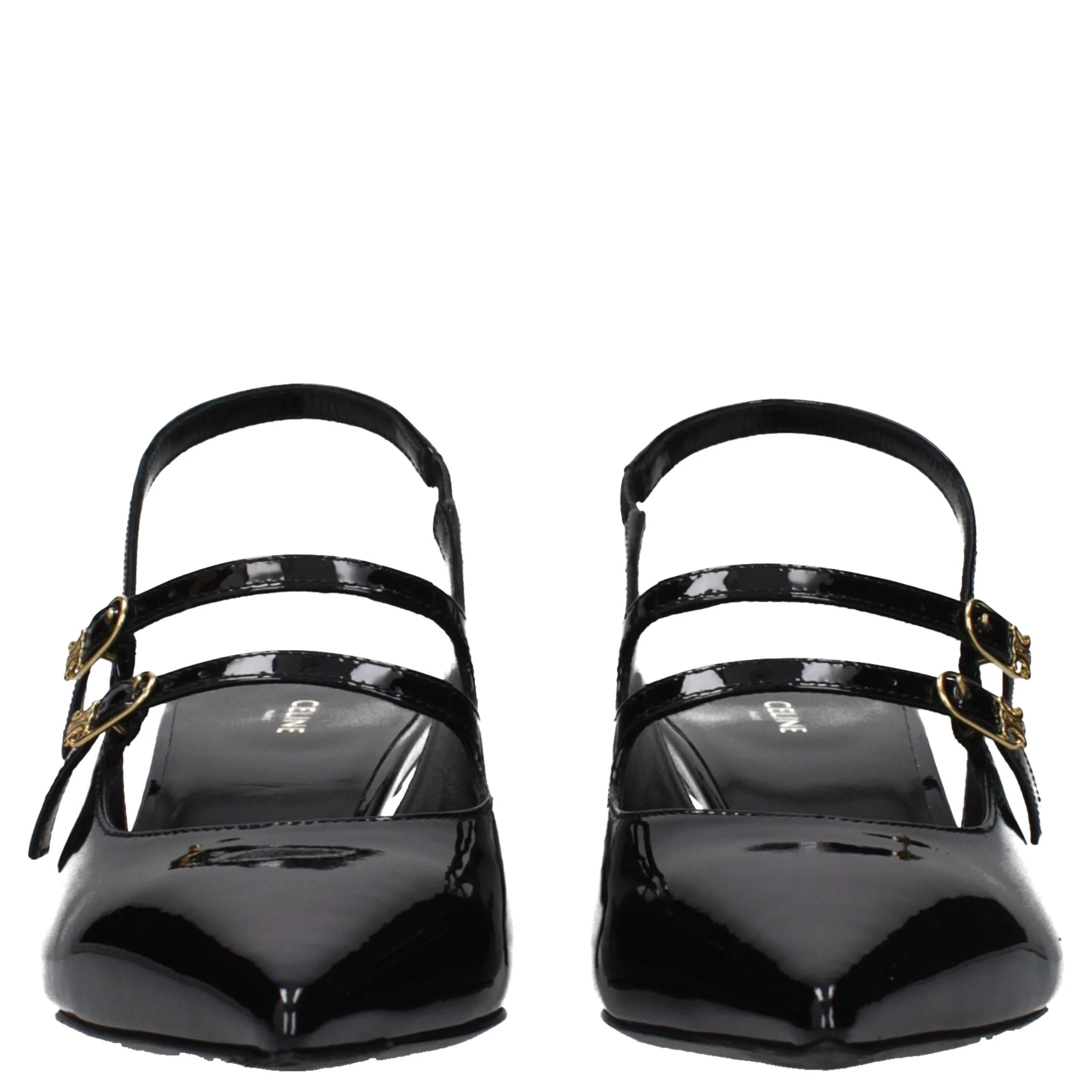 Black Leather Sandals