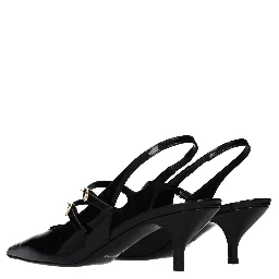 Black Leather Sandals