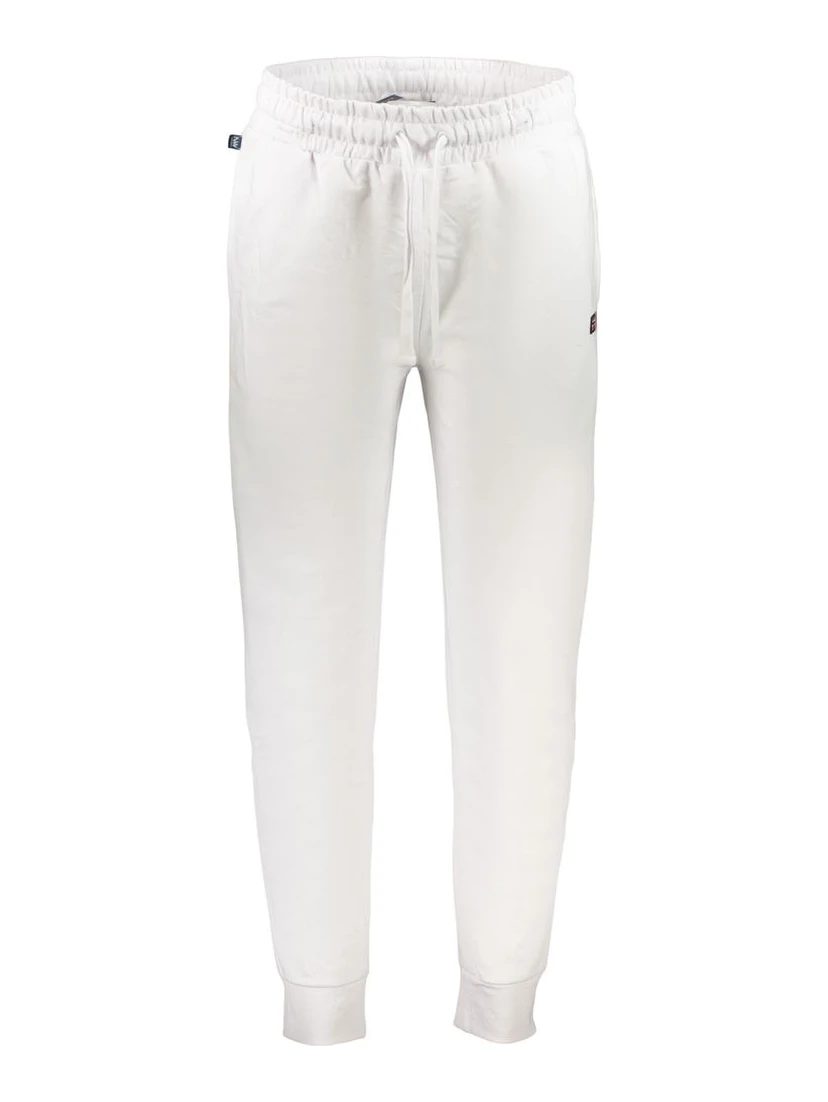 White Cotton Men's Sweatpant