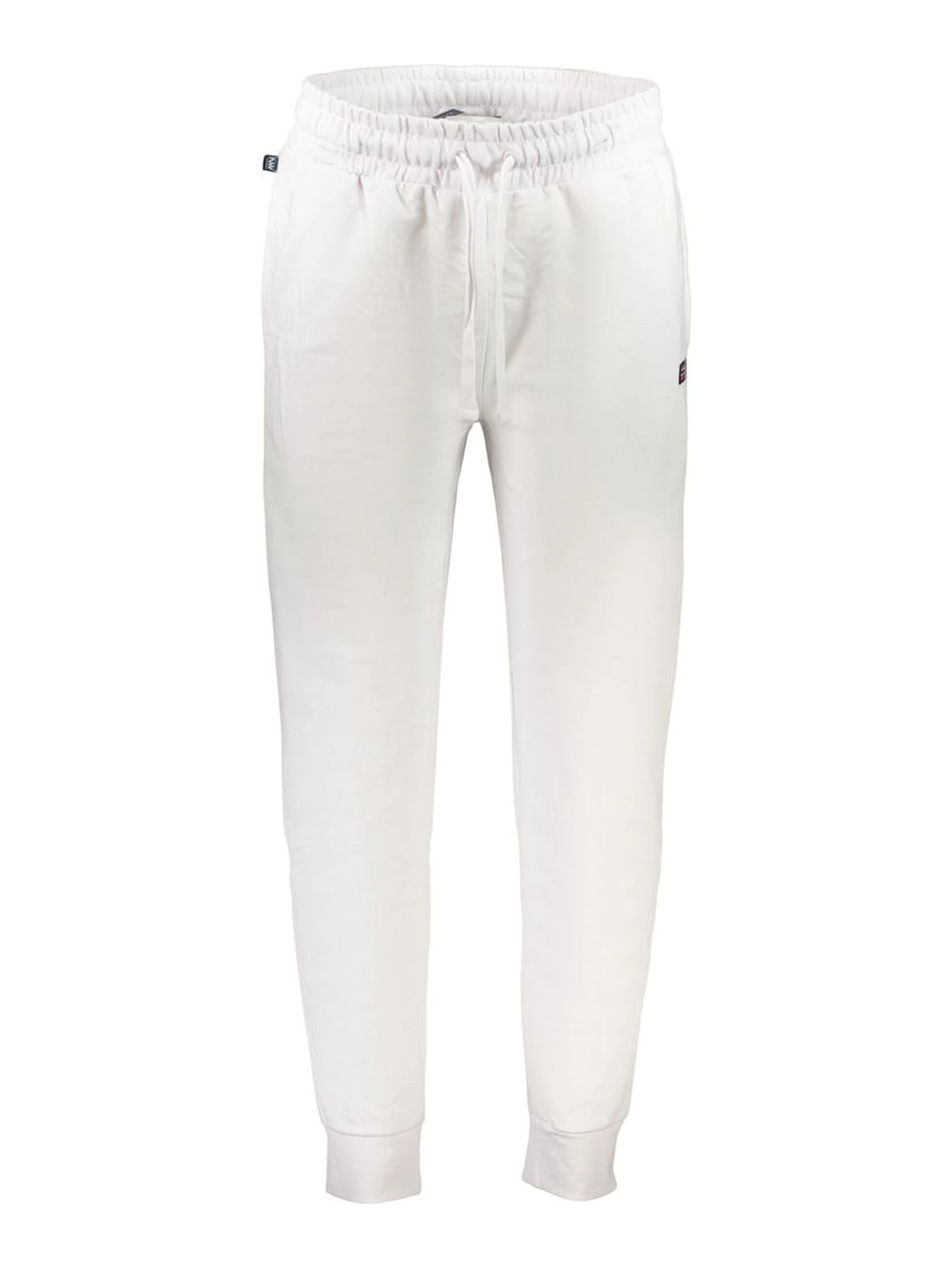 White Cotton Men's Sweatpant