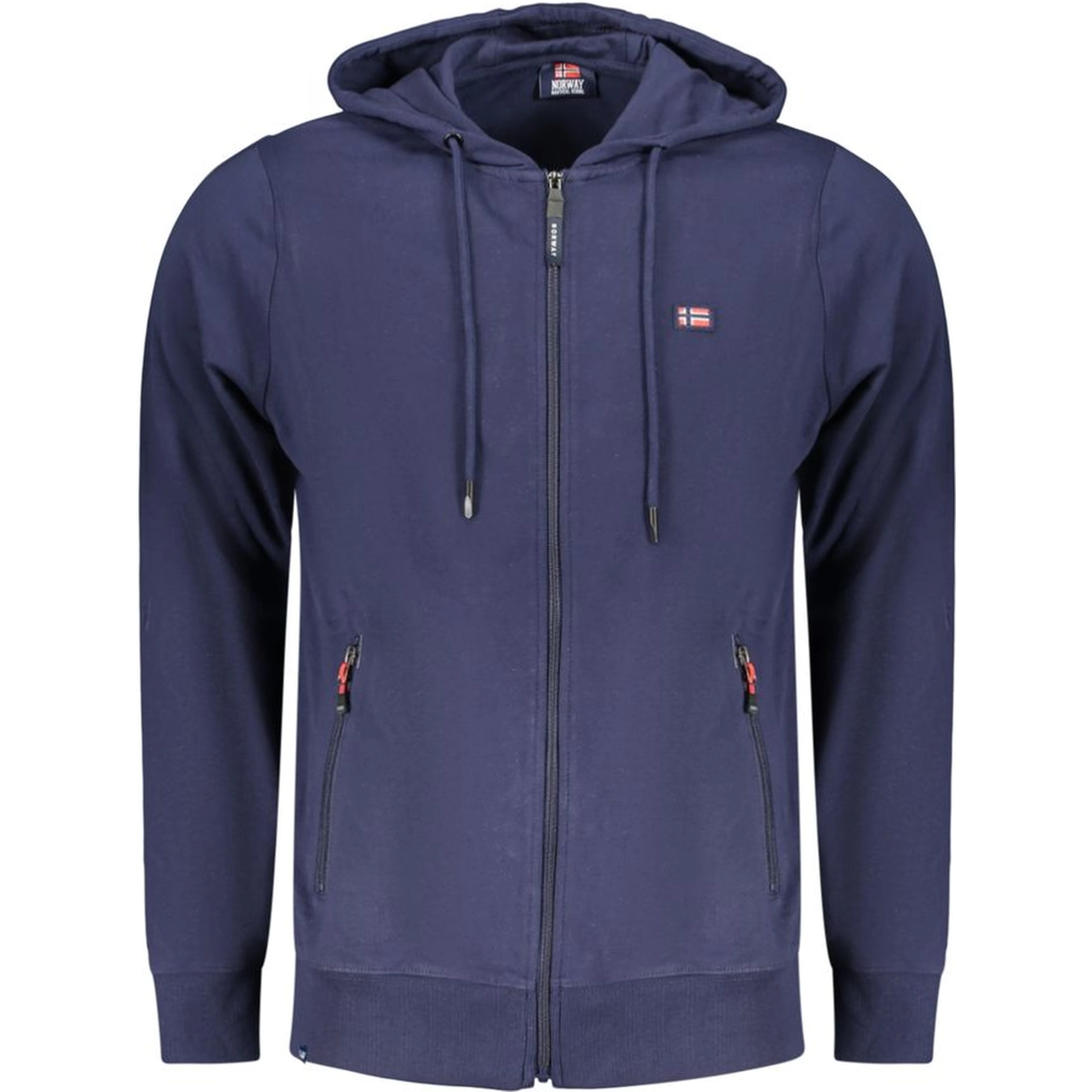 Blue Cotton Men's Hoodie