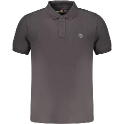 Black Cotton Polo Shirt