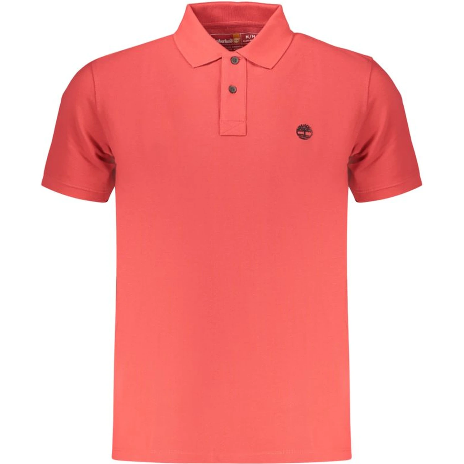 Red Organic Cotton Men Polo