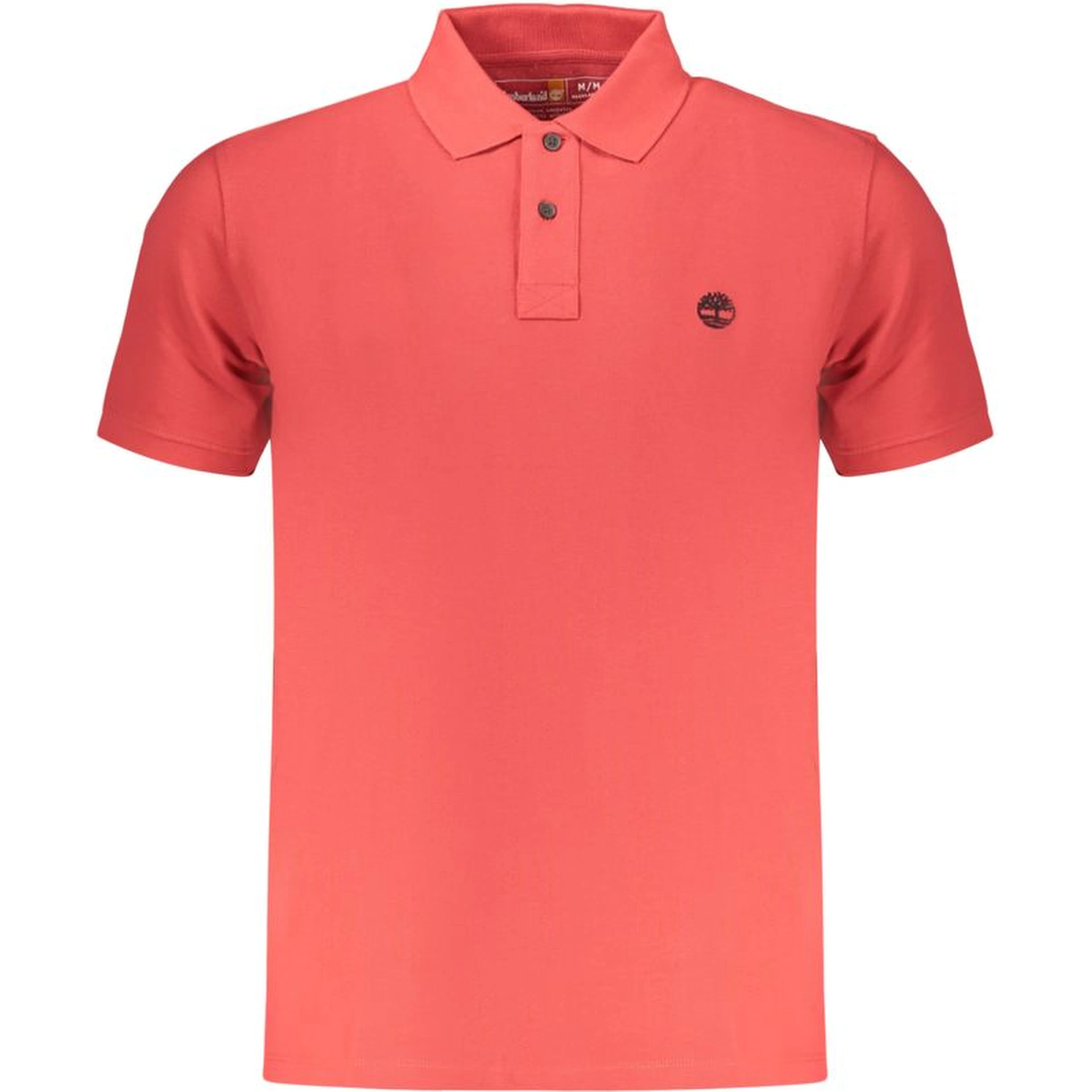 Red Organic Cotton Men Polo