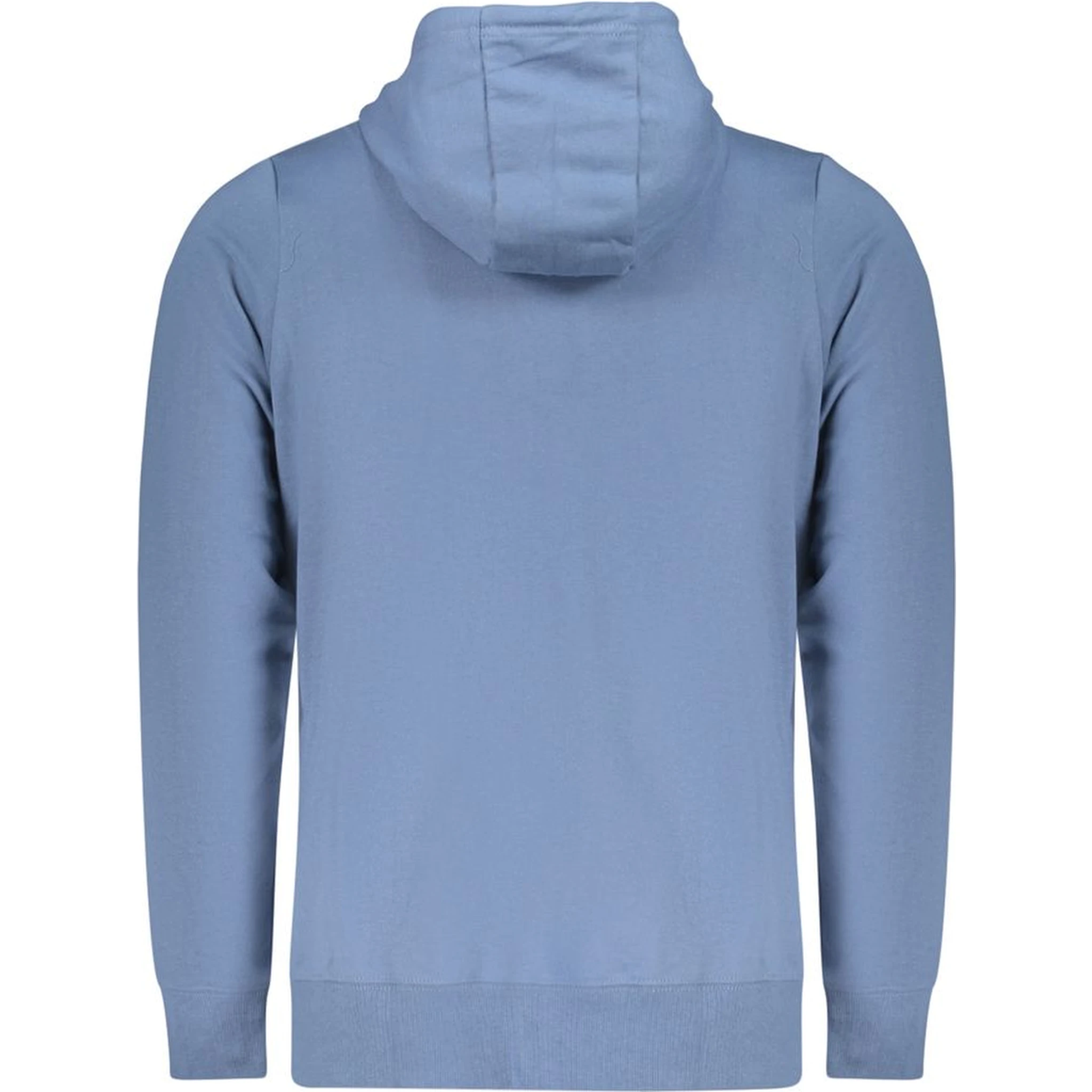 "Blu Cotton Mens Sweatshirt with Hood"