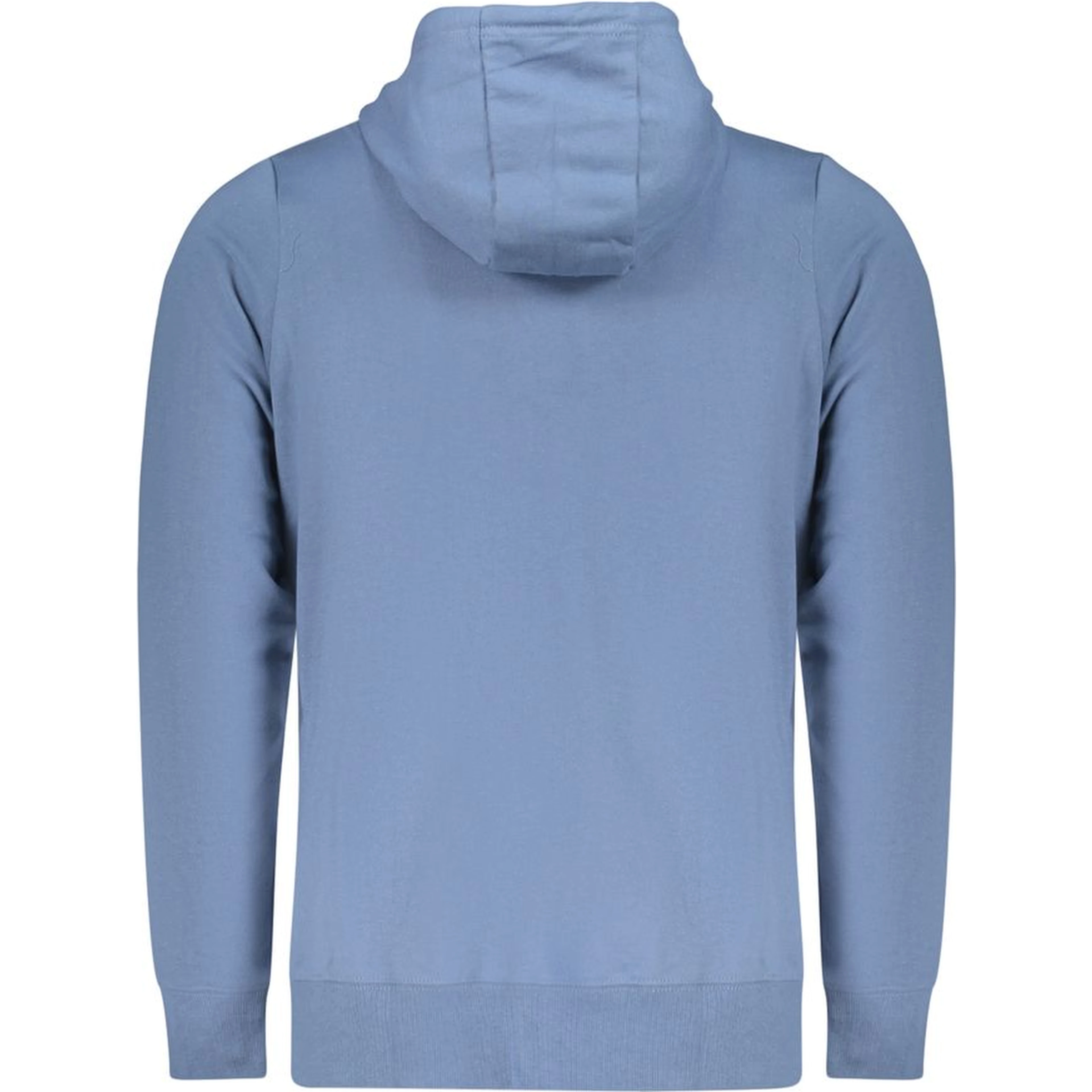 "Blu Cotton Mens Sweatshirt with Hood"