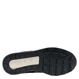 Bicolor Leather Athletic Sneakers