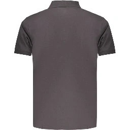 Black Cotton Polo Shirt
