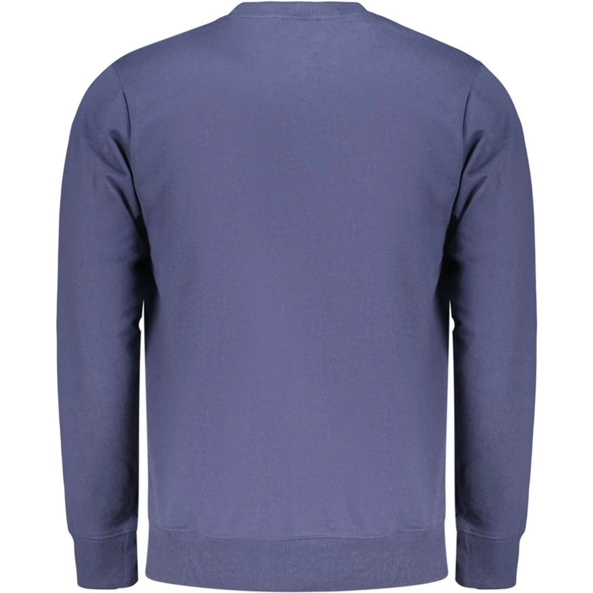 Blue Cotton Men Sweatshirt