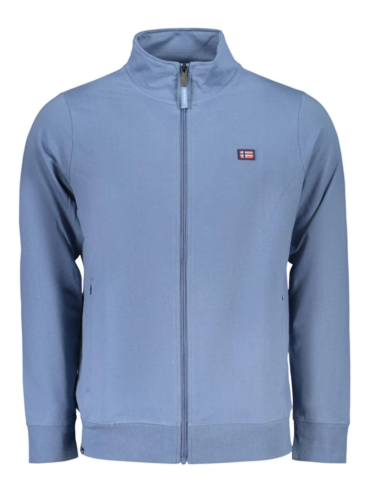 Blue Cotton Men's Sweatshirt