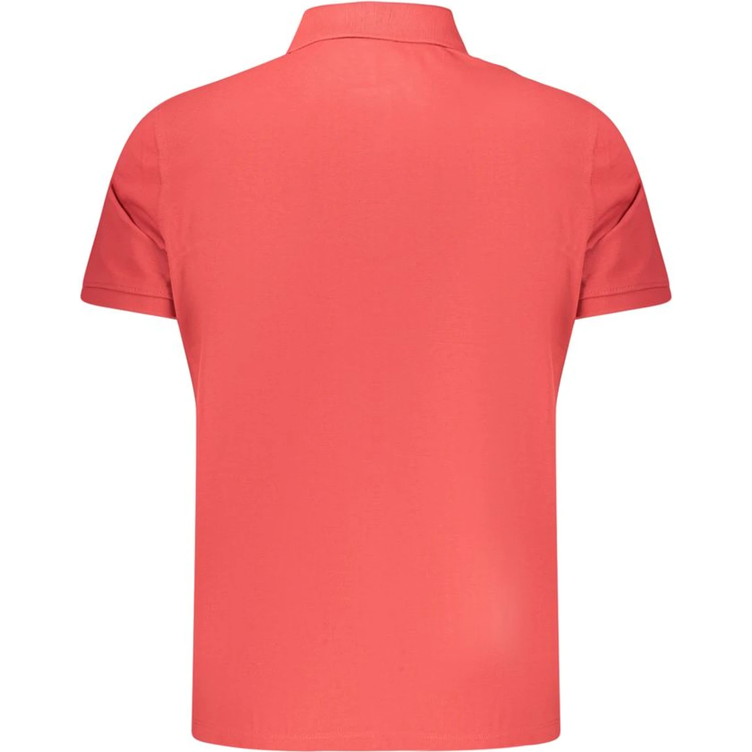Red Organic Cotton Men Polo