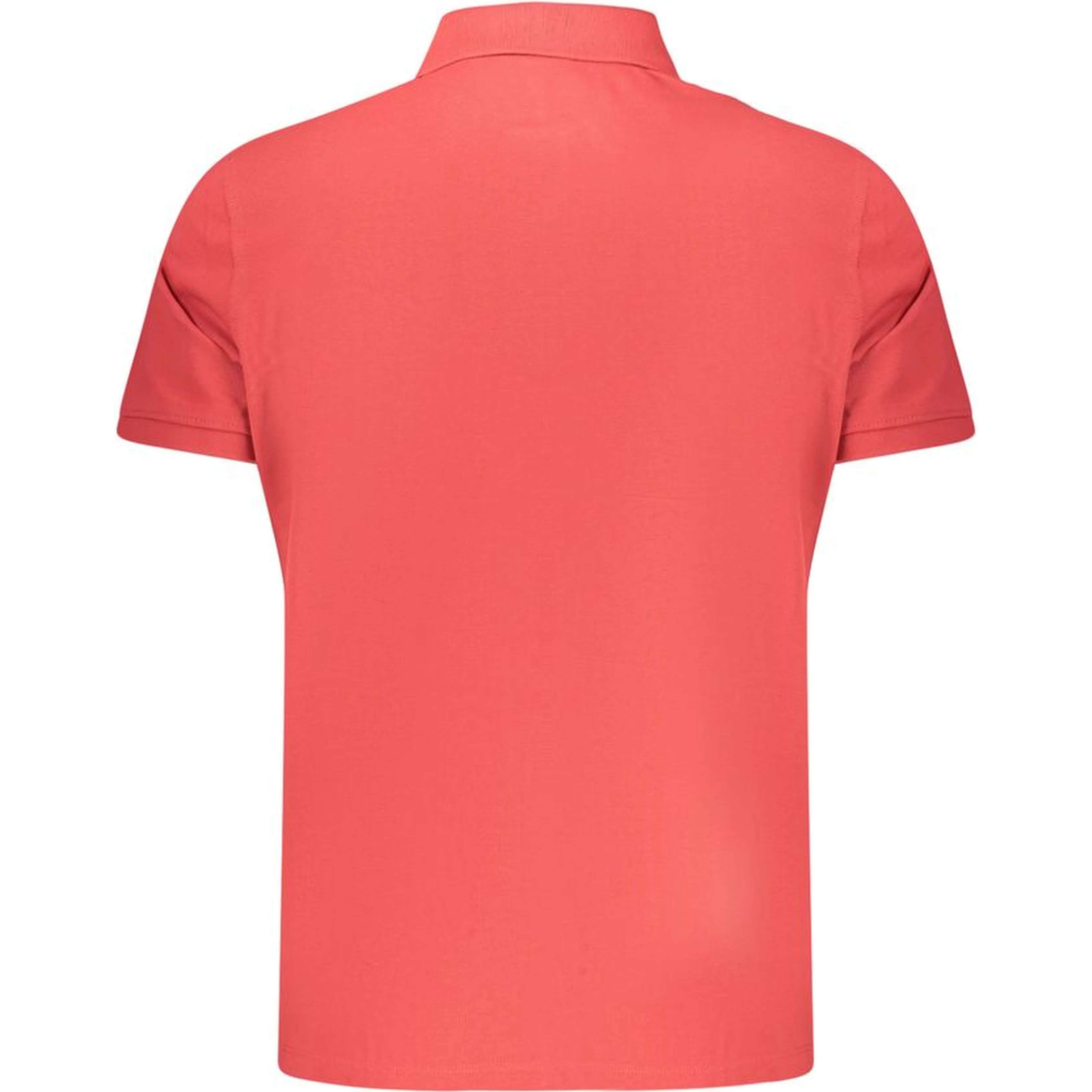 Red Organic Cotton Men Polo