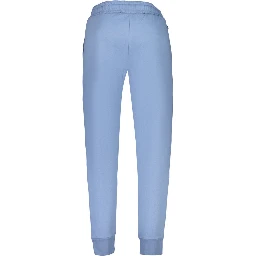 Blu Cotton Mens Trousers