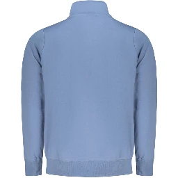 Blue Cotton Men's Sweatshirt