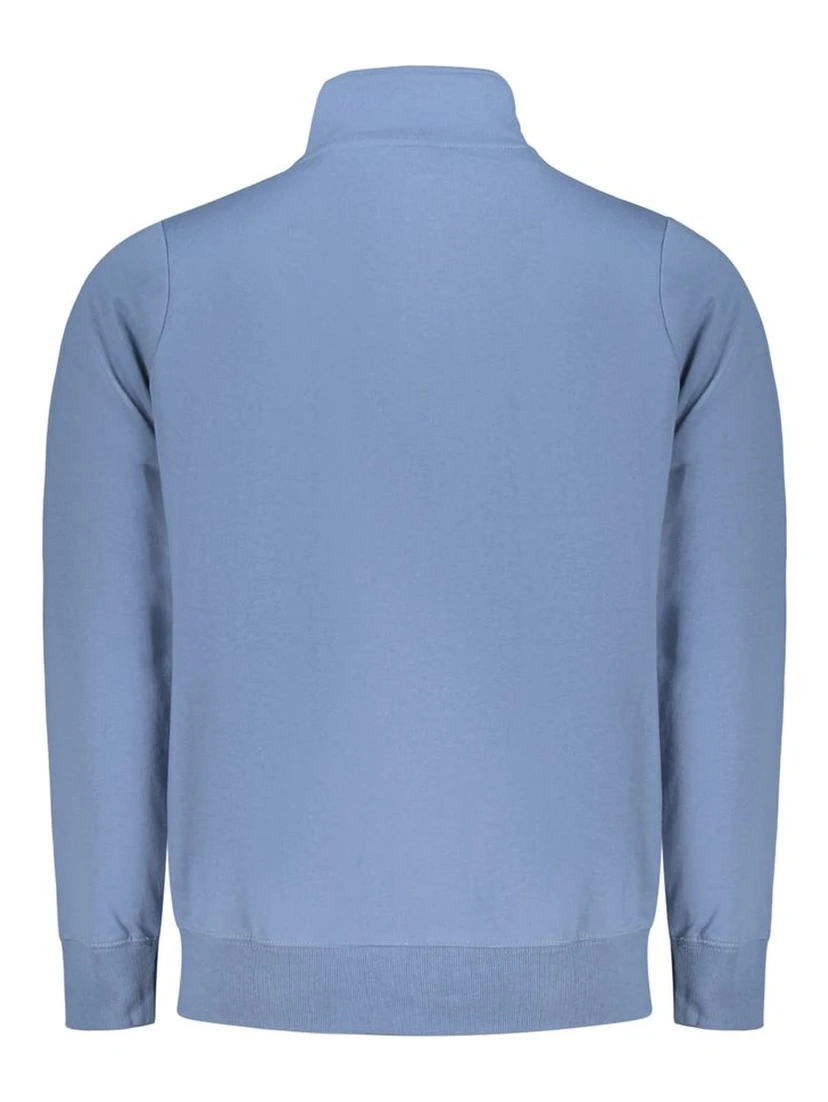 Blue Cotton Men's Sweatshirt