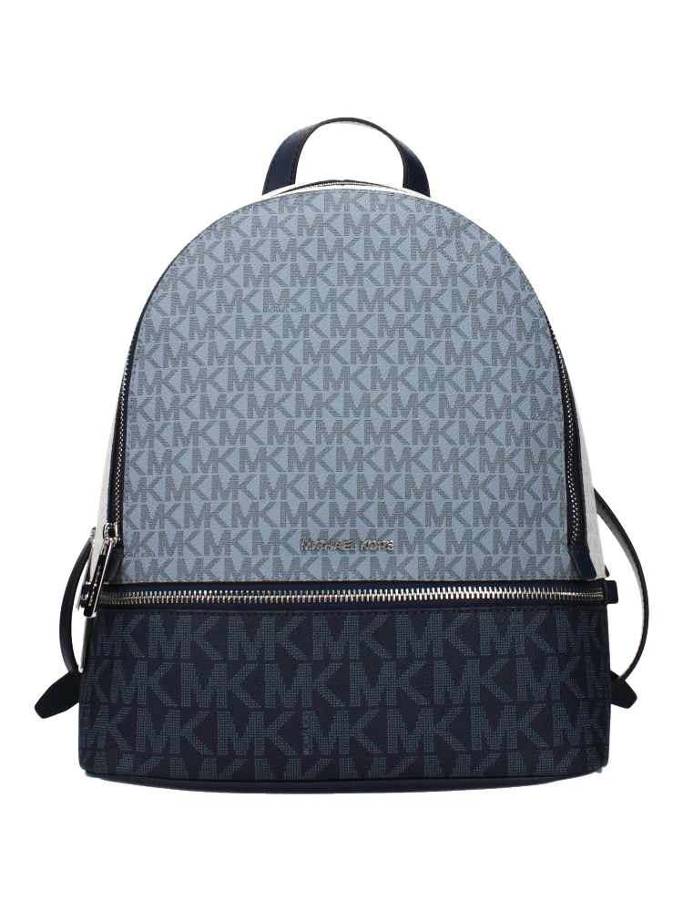 Blue Fabric Backpack