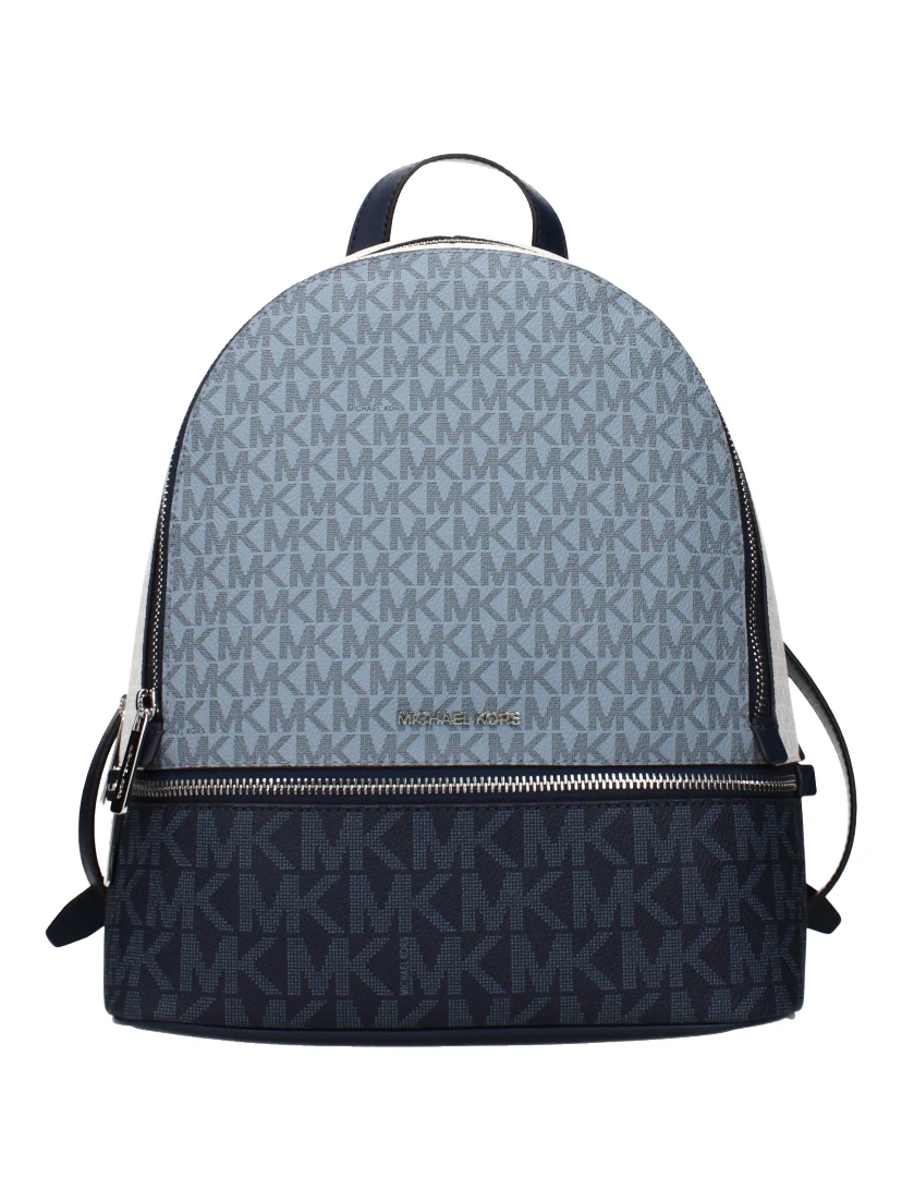 Blue Fabric Backpack