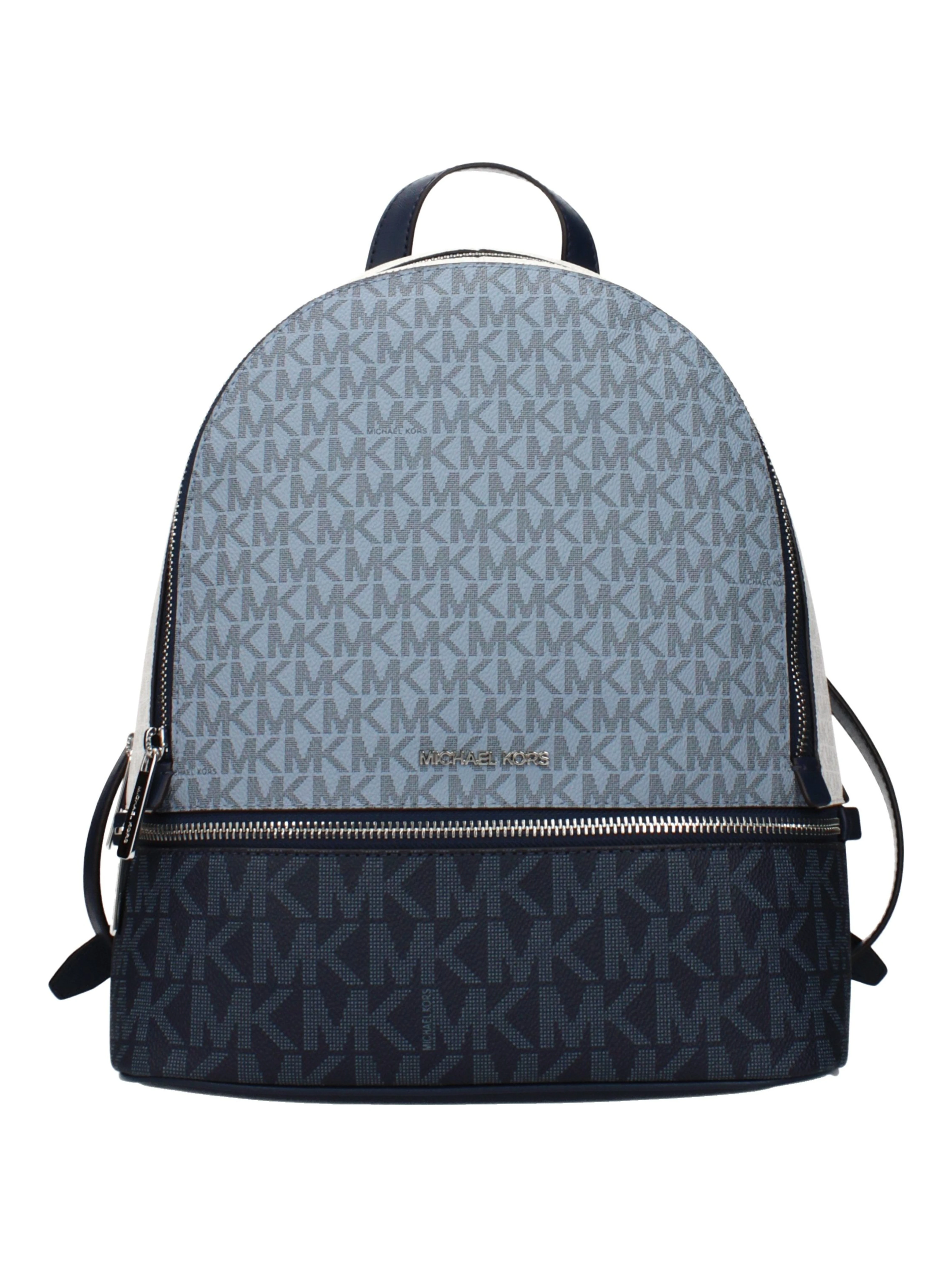 Blue Fabric Backpack