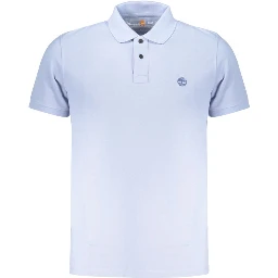Azzurro Cotton Men Polo Shirt