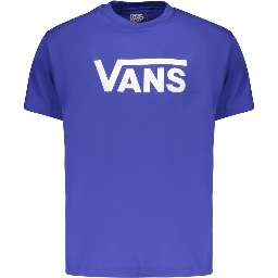 Blue Cotton Men's T-Shirt