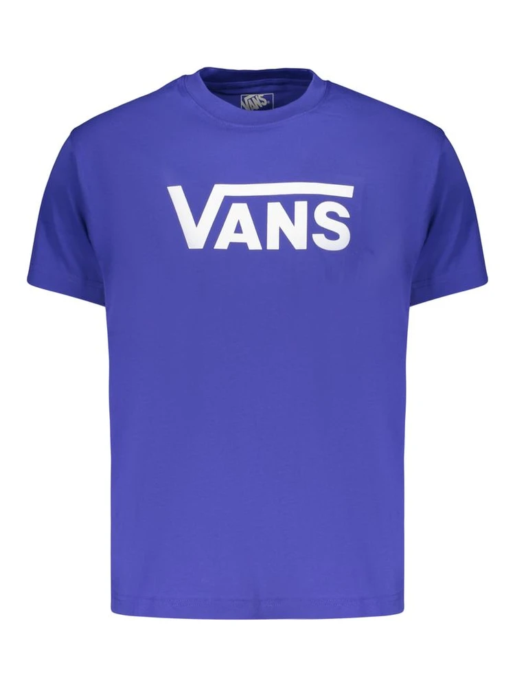 Blue Cotton Men's T-Shirt